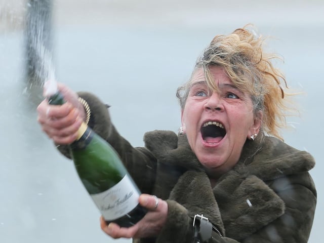 Lizbet Ramus has won £1million in the Euromillions Christmas Eve draw