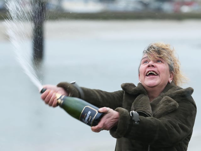 Lizbet Ramus has won £1million in the Euromillions Christmas Eve draw