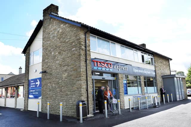 The Tesco Express store in Brighton Road when it opened in 2013