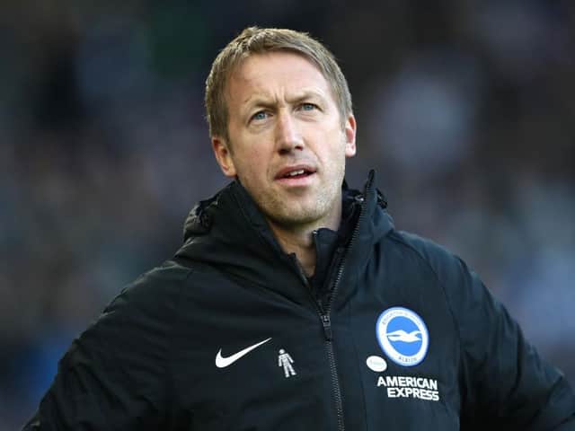Graham Potter was far from impressed with Brighton's display in the FA Cup against Sheffield Wednesday