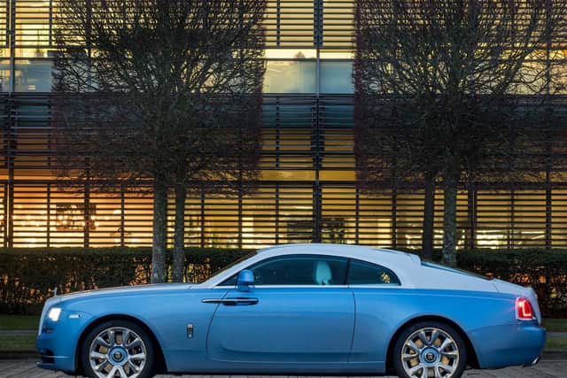 FALCON WRAITH FEATURES MOST DETAILED ROLLS-ROYCE EMBROIDERY EVER