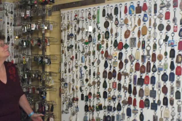 Lorraine has filled her garage with 5,000 keyrings