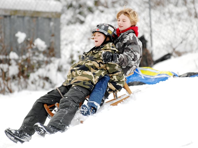 Goodwood tobogganing.