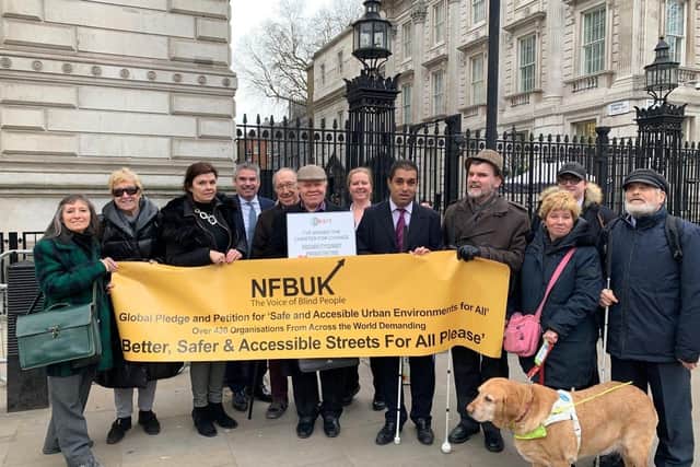 Eastbourne Access Group visits 10 Downing Street
