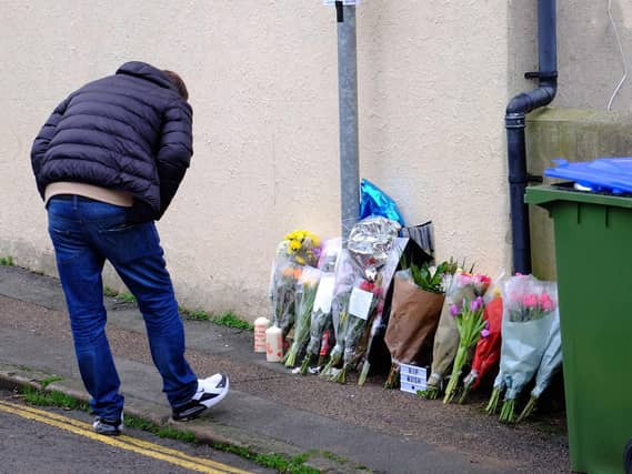 Tributes and flowers laid for Newhaven stabbing victim Ollie Wells