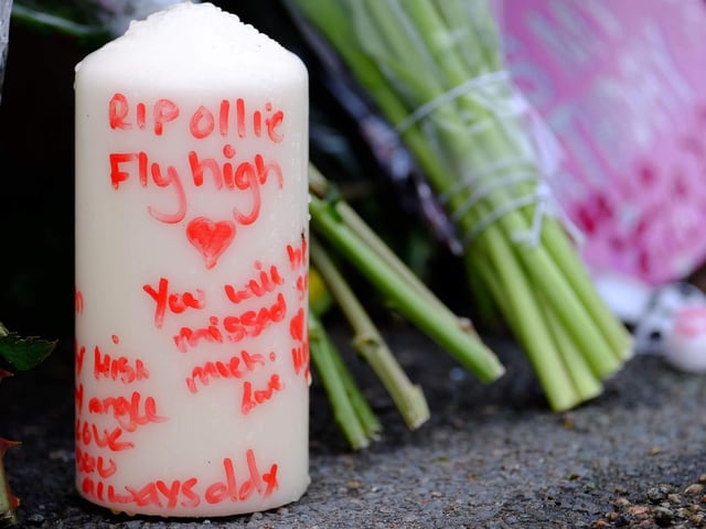 Tributes and flowers laid for Newhaven stabbing victim Ollie Wells