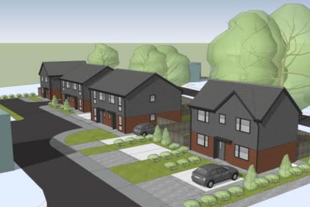 Plans to demolish six bungalows and replace them with six affordable houses in Pathfield Close, Rudgwick, have been approved