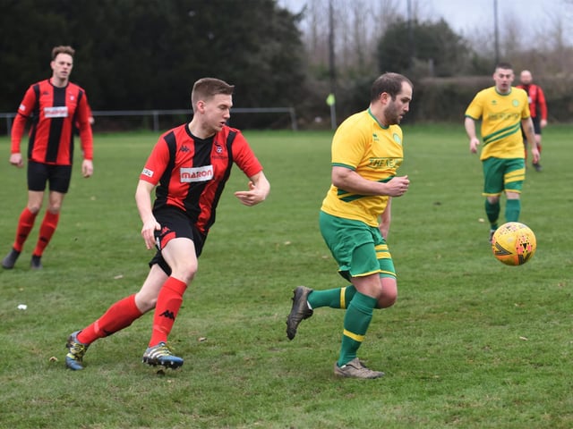 Action from Westfield v Cuckfield Rangers