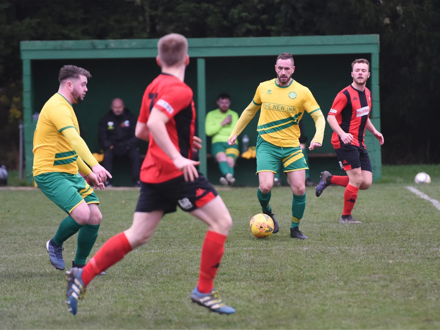 Action from Westfield v Cuckfield Rangers