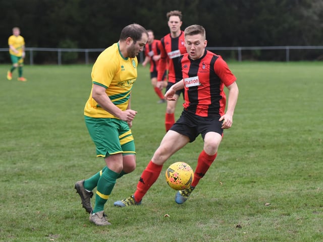 Action from Westfield v Cuckfield Rangers