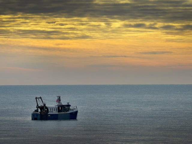 Fishing boat pictured around the Fishermen's Beach area in Hastings. by Justin Lycett. SUS-200113-121140001