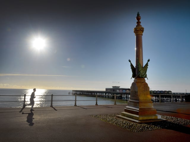 The Boer War Memorial, White Rock, Hastings. by Justin Lycett. SUS-200113-121206001