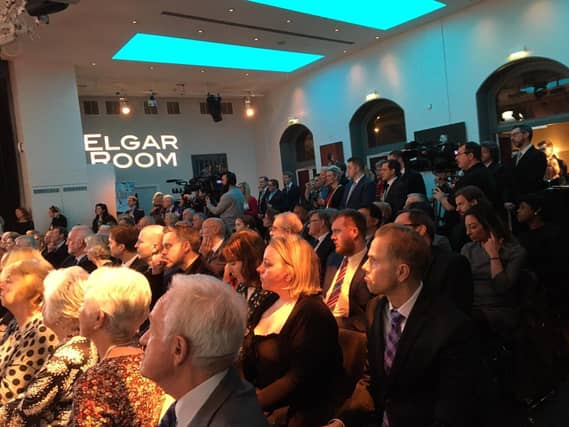 More than 100 people attended the event at the Royal Albert Hall