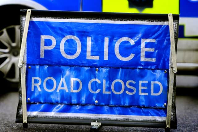 Cross Levels Way in Eastbourne is reported as partly blocked