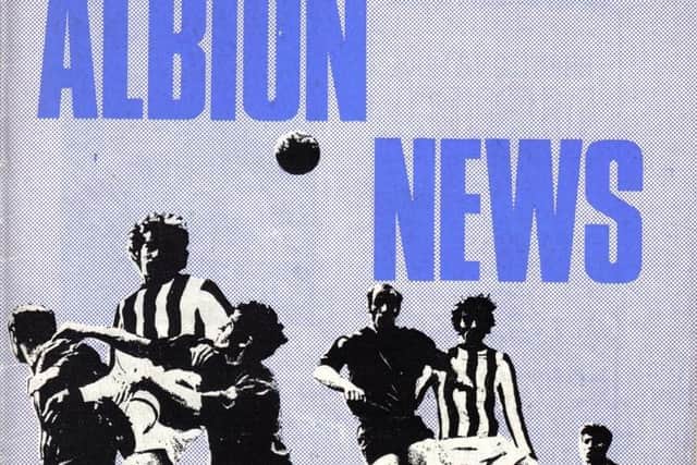 The match day programme cover from Brighton vs Aston Villa in March 1972