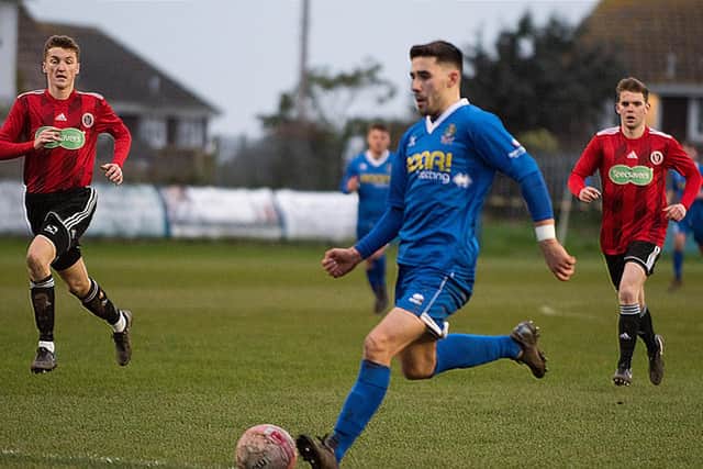 Selsey on the front foot against AFC Varndeanians / Picture: Chris Hatton