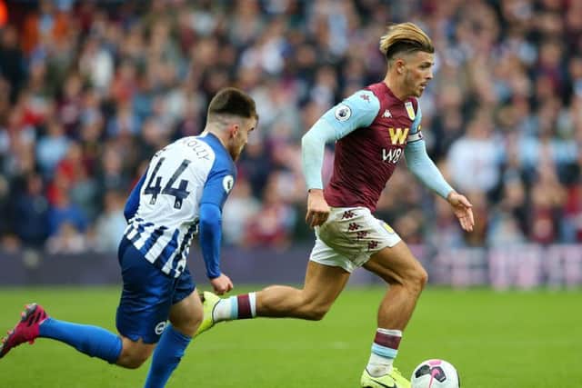 Jack Grealish is at his most dangerous when running at defenders