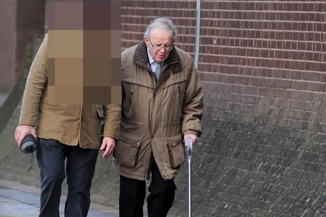 Vicar Meirion Griffiths, 81, was extradited from Australia to stand trial accused of sex offences at Portsmouth Crown Court.......Picture: (130120-3904)