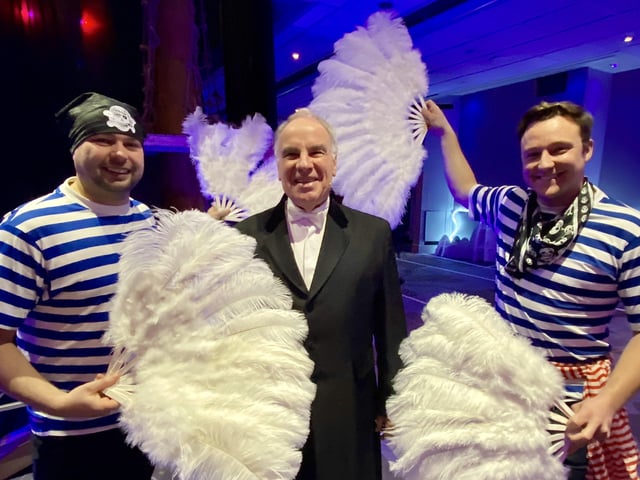 The show featured an all-star cast of Sussex freemasons