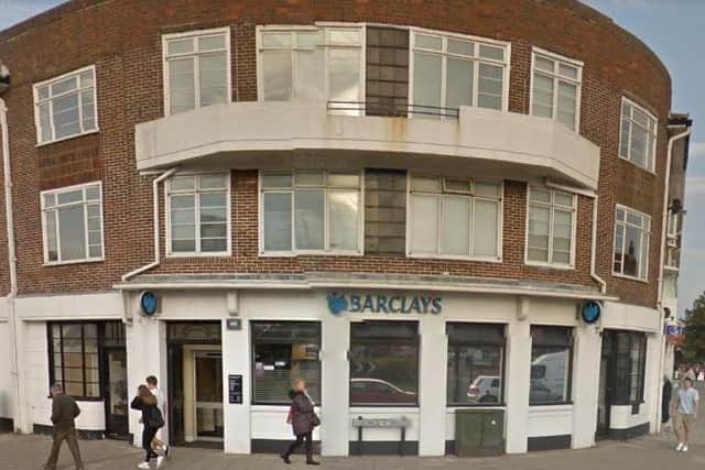 The Barclays branch in Goring Road. Pic: Google