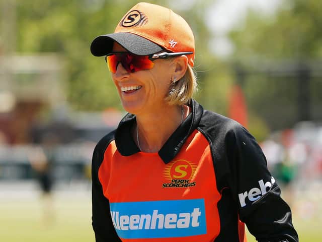 Lisa Keightley pictured as coach of the Scorchers (Photo by Daniel Pockett/Getty Images)