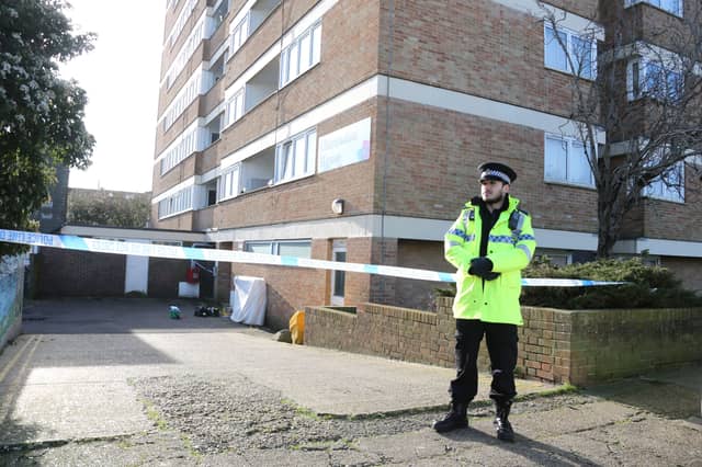 The crime scene around Clarendon House