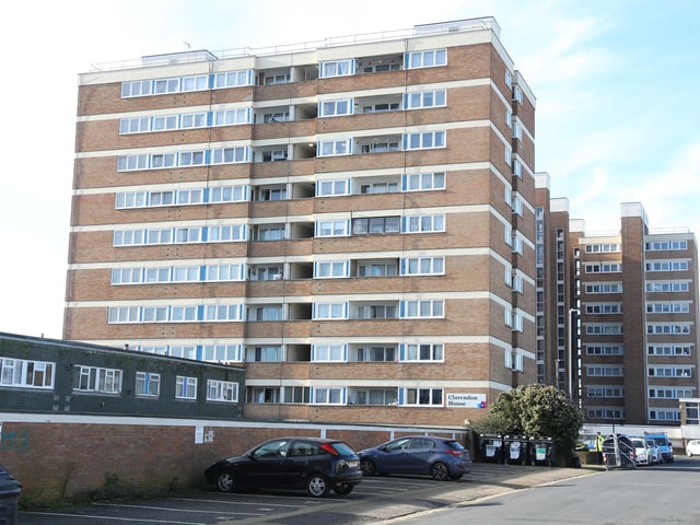 The crime scene around Clarendon House
