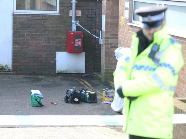 The crime scene around Clarendon House
