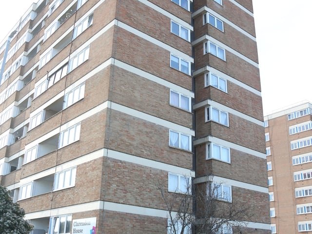 The crime scene around Clarendon House
