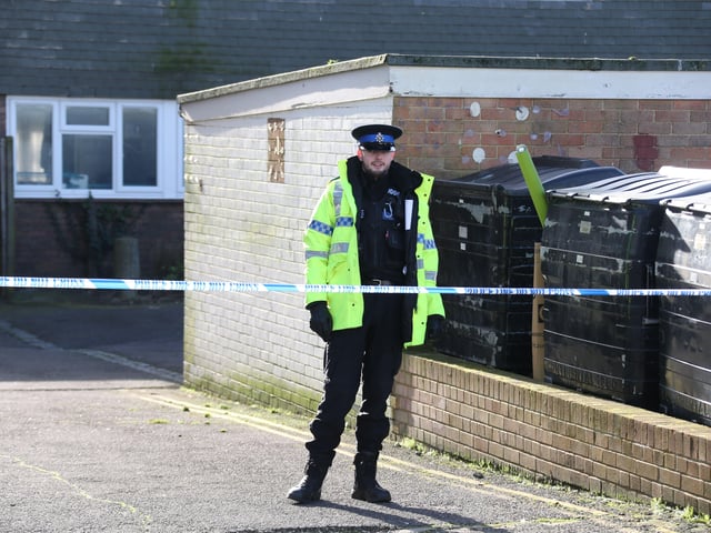 The crime scene around Clarendon House