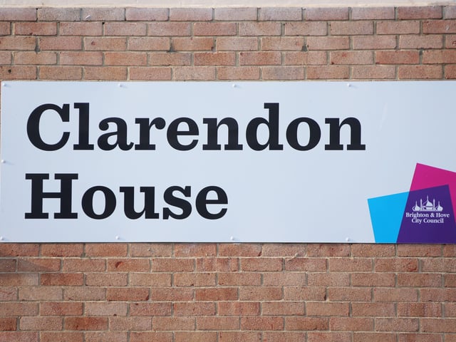 The crime scene around Clarendon House