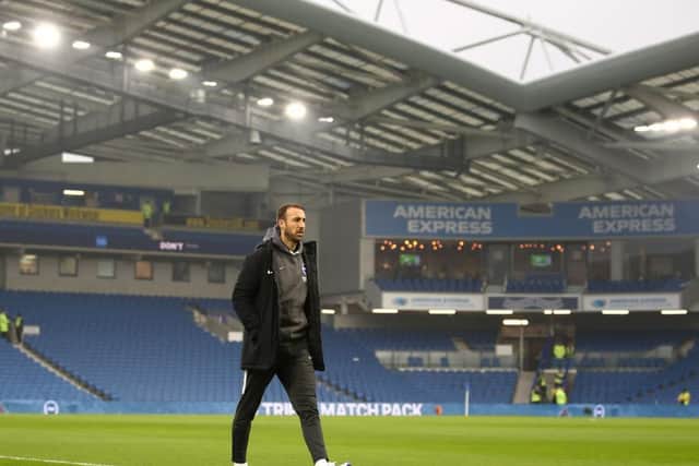 Will Glenn Murray be walking away from the Amex during the January transfer window...Head coach Graham Potter hopes he does not