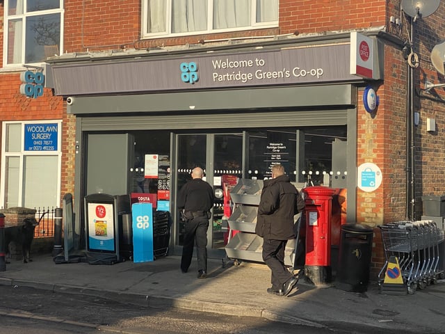 The police incident in Partridge Green