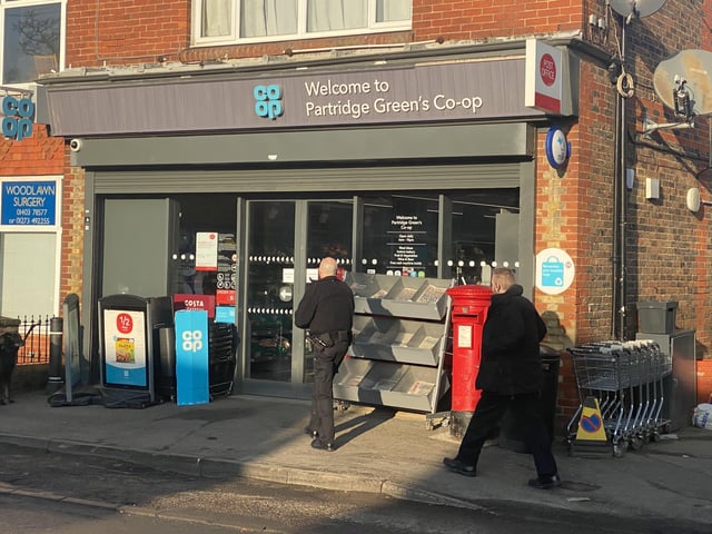 The police incident in Partridge Green