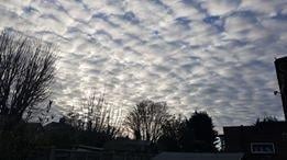Clouds covering the sky. Picture: Carmela Del Greco