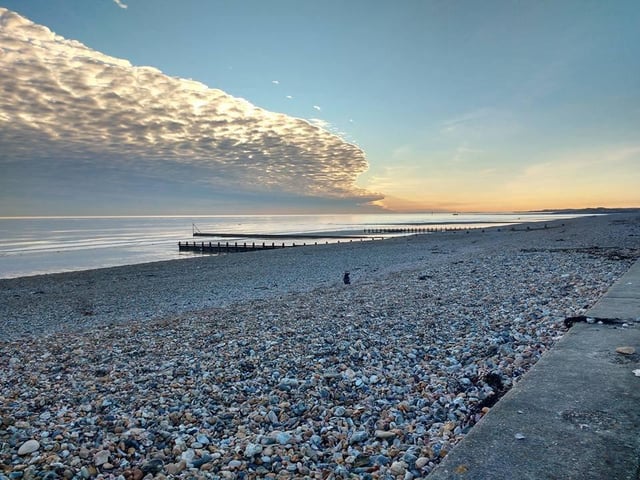 Clouds over the beach. Picture: Trevor John Coffey