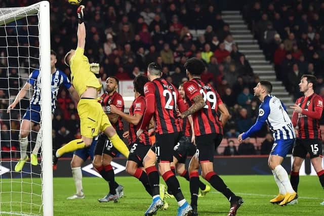 Bournemouth keeper Aaron Ramsdale was in fine form for the hosts and denied Albion on a number of occasions