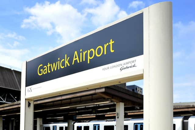 Gatwick Airport station. Pic Steve Robards SR1917819 SUS-190807-134754001