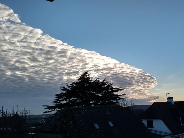 Gwen Ferry captured this snap of the clouds