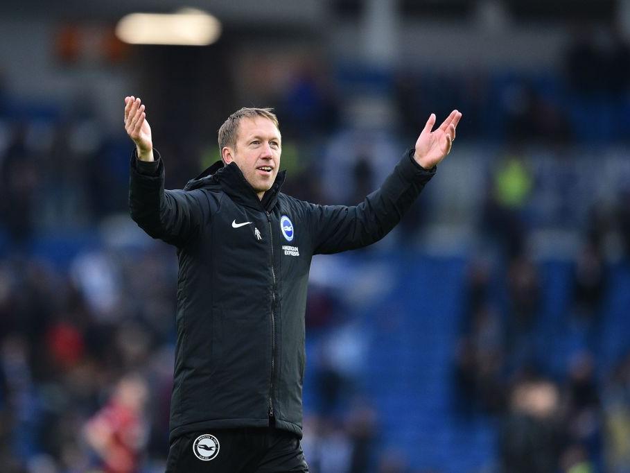 Brighton and Hove Albion head coach Graham Potter