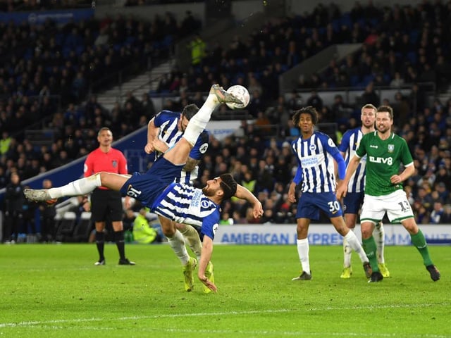 Sheer determination forced him into contention. Capable of brilliance, as seen against Chelsea, and Brighton will hope for a few more magic moments