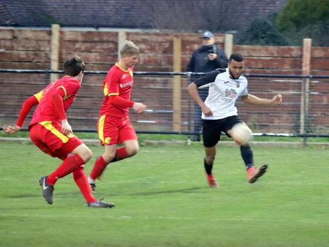 Pagham take on Newhaven at Nyetimber Lane / Picture: Roger Smith