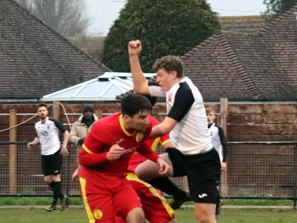 Pagham take on Newhaven at Nyetimber Lane / Picture: Roger Smith
