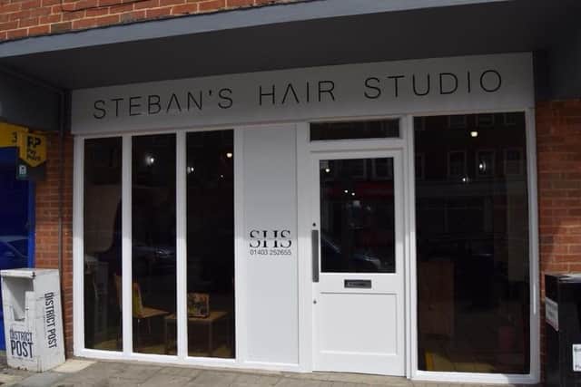 Stebans Hair Studio in Horsham was runner-up in our competition SUS-200128-094506001