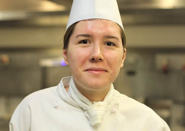 Culinary student Beth Collings