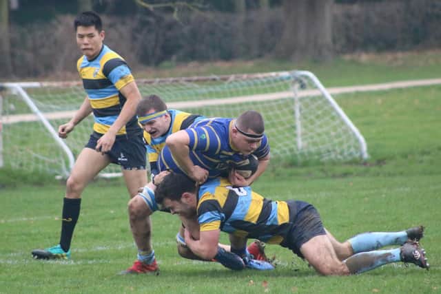 Chichester's seconds in possession against UCL twos / Picture: Ollie Flack