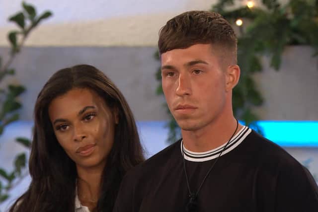 Connor Durman has been voted off the Love Island villa. Pictured with Sophie Piper. Picture: ITV