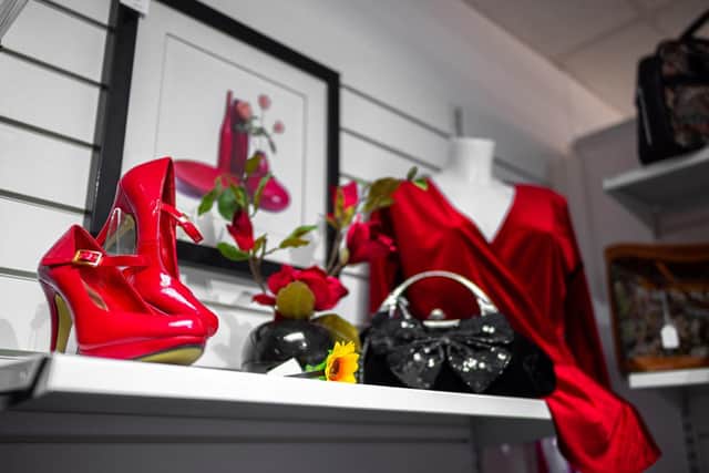 Having high-quality items helps the charity to compete on the high street