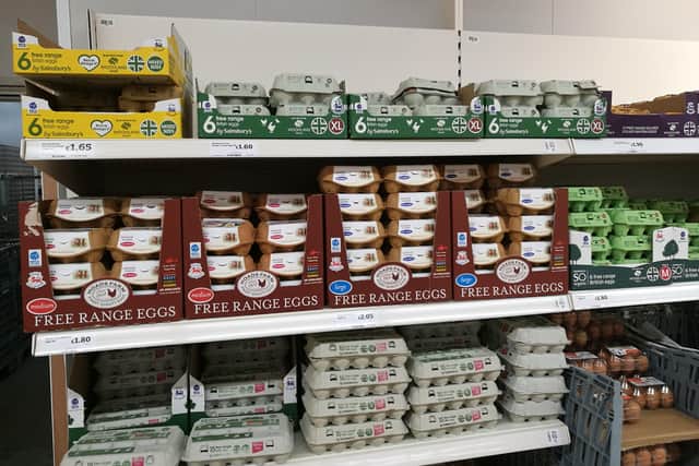 Hoads Farm Eggs were still being sold in Hampden Park Sainsbury's today (Wednesday, January 29) - Photo by Sophia Andersson-Gylden