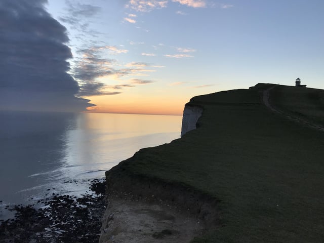 Sunset at Beachy Head, taken by Ray Love with an iPhone SUS-200129-111705001